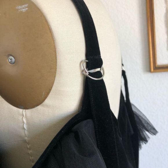 Lazy Oaf GEM Swanning Around Dress Velvet Cold Sho - Picture 6 of 10